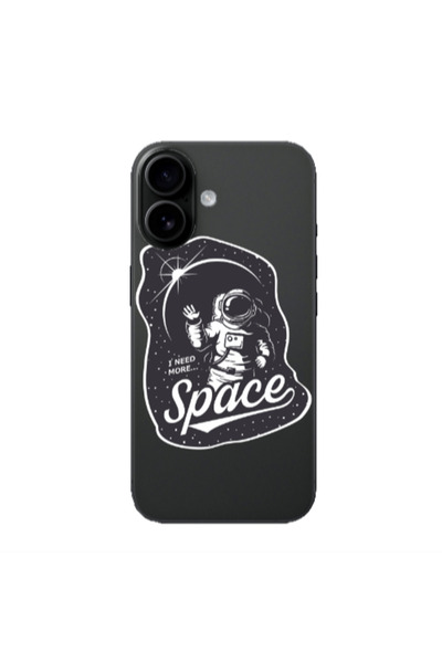Other Apple Iphone 16 plus I need more spacee Transparent Silicone TPU Θήκη