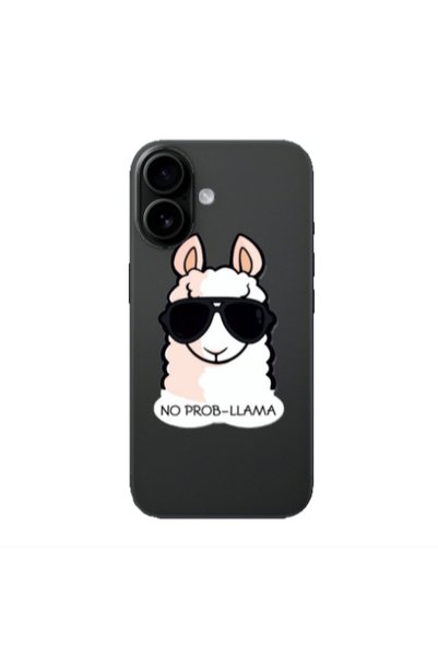 Other Apple Iphone 16 plus No prob-lama Transparent Silicone TPU Θήκη