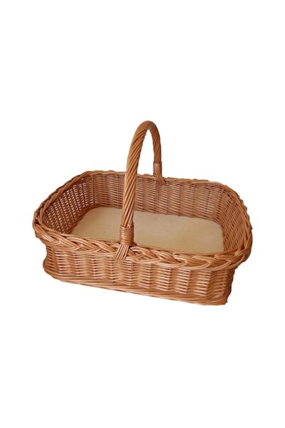 OEM Rectangular Wicker Basket, 51x41x14 cm