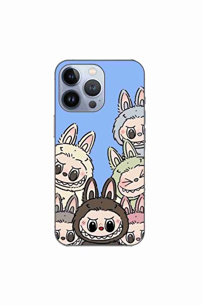 OEM Husa compatibila cu Apple iPhone 13 Pro Silicon Gel Tpu Model Labubu Patt...