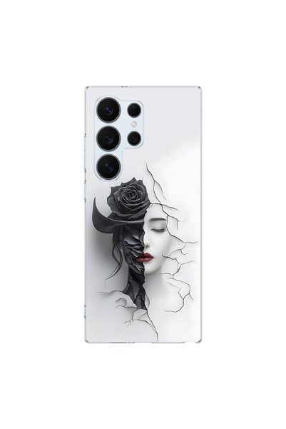 PPKin Samsung Galaxy S26 Ultra Compatible Aesthetic Face 4 Design Transparent...