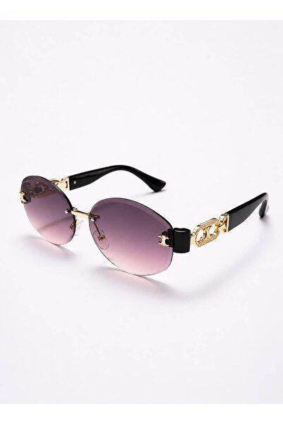 LUPİX New Model Round Purple New Season Women's Sunglasses