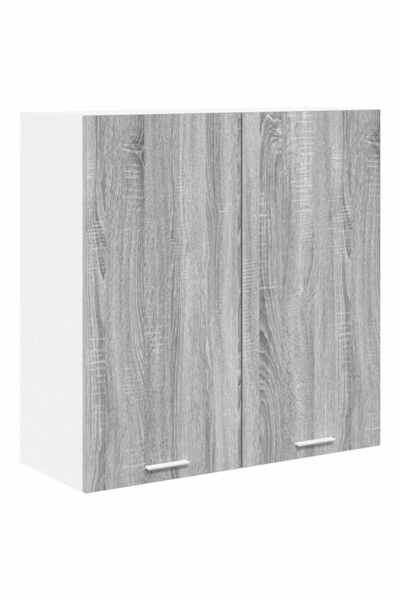 vidaxl Wall cabinet with door Sonoma Grey 80 x 31 x 80 cm Composite wood