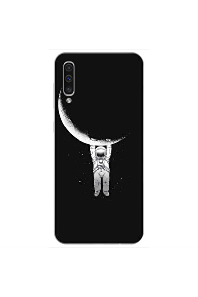 Other Samsung A50 Swinging on the moon Transparent Silicone TPU Θήκη