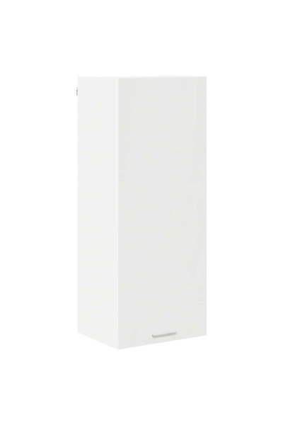 vidaxl Wall cabinet with door White 40 x 31 x 100 cm Composite wood