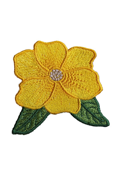 Agbtrend Kendin Tasarla - Çıtçıtlı Modüler Manolya Nakış Broşu (2 Adet 62x65mm)