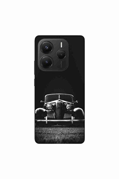 OEM Θήκη συμβατή με Xiaomi Redmi Note 14 5G Σιλικόνης TPU Σχέδιο Παλιό Αυτοκί...