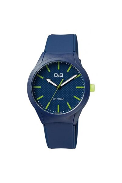 Q&Q Ρολόι Ανδρικό Blue Rubber VR28JO29Y