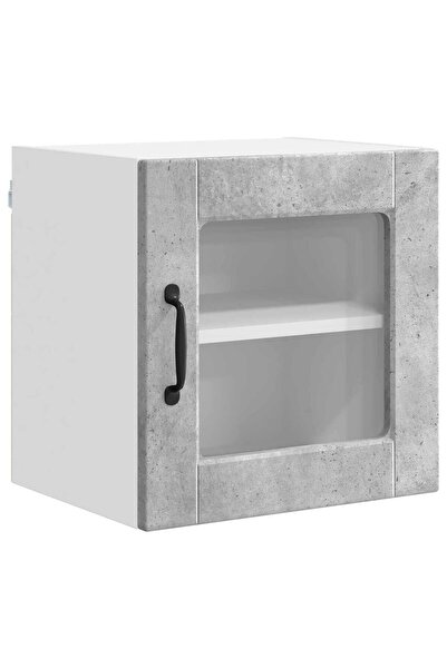 vidaxl Dulap de bucătărie Gri din beton 40 x 31 x 40 cm Lemn compozit