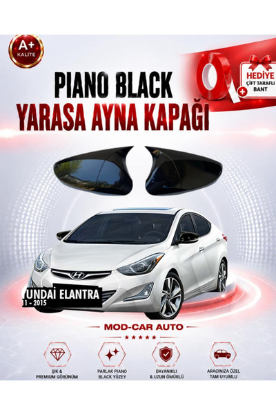 MODxAUTO HYUNDAI ELANTRA SINYALLI2011-2015 YARASA AYNA KAPAĞI P.BLACK