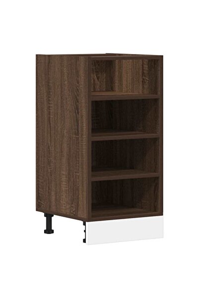 vidaxl Dulap inferior "Riga" stejar maro 40x44,5x81,5 cm