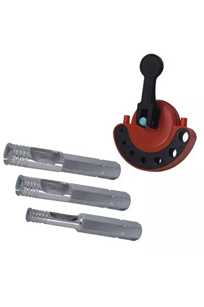 DEDRA EXIM Drill Guide Top Bottom Set and Drill Bits 6,8,10mm