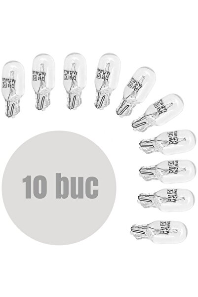 CarGuard Bec de poziție W3W - T10 12V 3W - set de 10 -