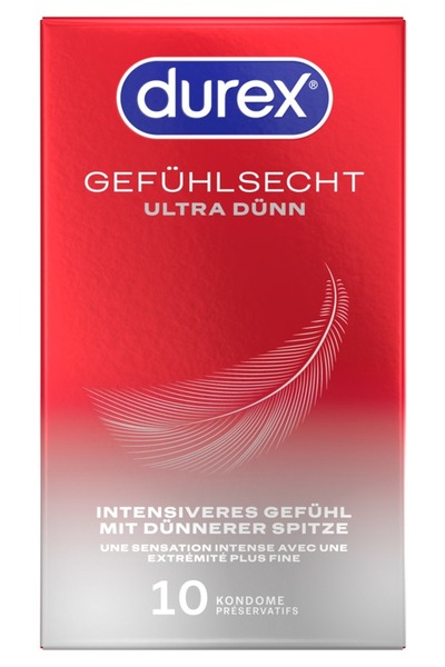 Durex Προφυλακτικά από λάτεξ – Με λεπτή άκρη