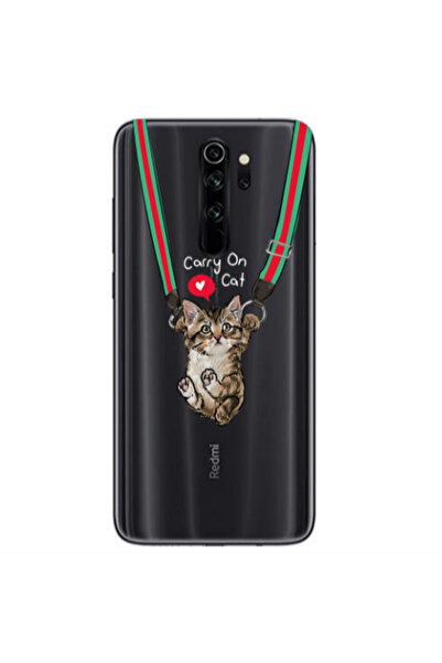 Other Xiaomi Redmi Note 8 Pro Swinging cat Transparent Silicone TPU Θήκη