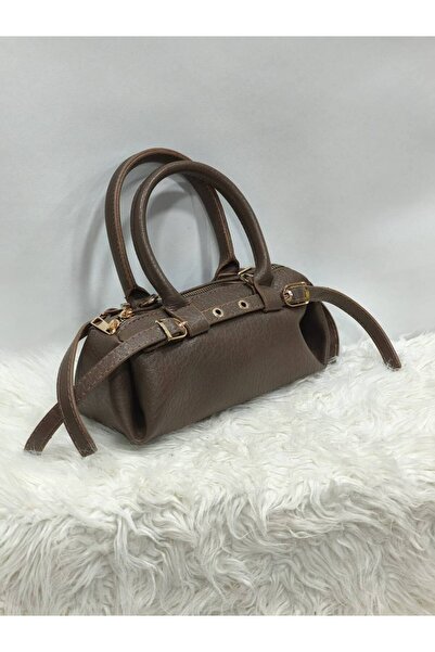 Generic Brand Small Size Belt Detailed Long Cross Strap Baguette Women's Hand...