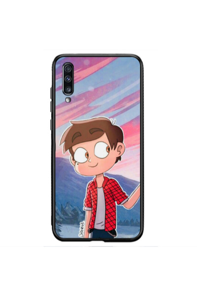 Other Samsung A70 Valentines 1 Black Glossy Θήκη