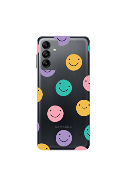 Other Samsung A04S Colorful smiles Transparent Silicone TPU Θήκη