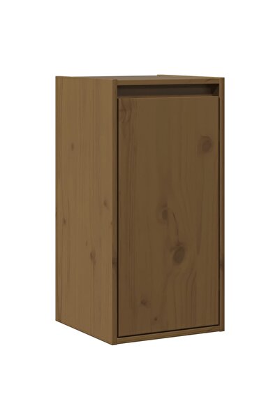 vidaxl Dulap de perete, maro miere, 30x30x60 cm, lemn masiv de pin