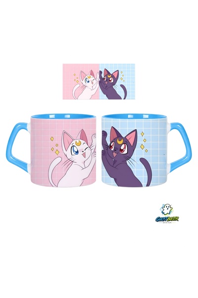 Ghostbastır Design Moon Warrior Mug Cup |   Single Piece 0630