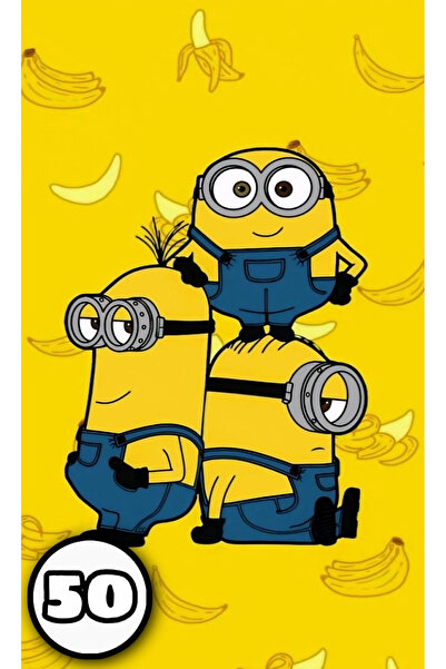 Disney Coloring book, 50 Minions illustrations, A4