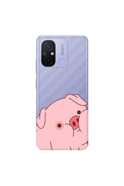 Other Xiaomi Redmi 12C Piggy 1 Transparent Silicone TPU Θήκη