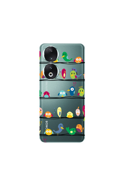 Other Honor 90 5G birds Transparent Silicone TPU Θήκη
