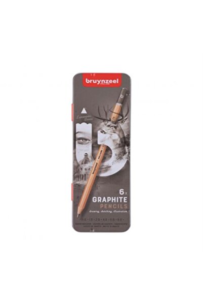 ideal STORE Bruynzeel Grade Pencil Graphite Set 6 Li B60311006