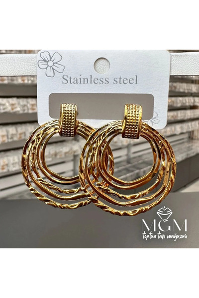 Marsilyan Nvdn- Ieg - Steel Earrings Iegrs-Nvdn1
