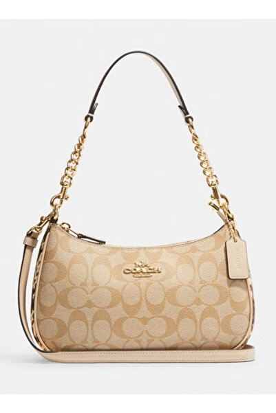 Brand Coach Teri Shoulder Bag In Signature Canvas