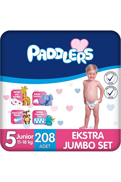 Yıldızan Terra Organik Baby Diapers Size 5 Junior (11-18 kg) 208 Pieces – Ext...