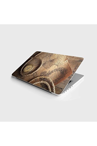 Yıldızan Terra Organik Laptop Computer Notebook Pc Skin Sticker Map Compass R...