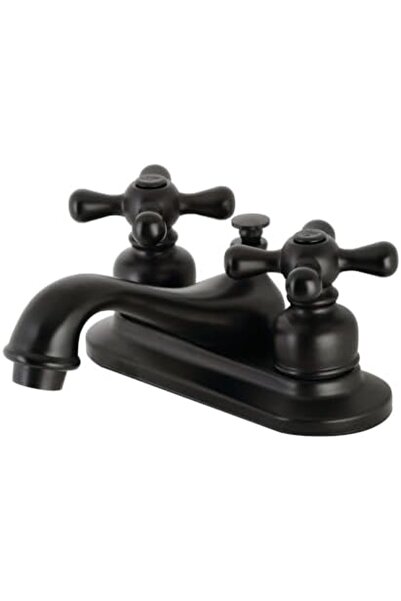 Yıldızan Terra Organik Kb600Ax Restoration 4-Inch Bathroom Faucet, Matte Blac...