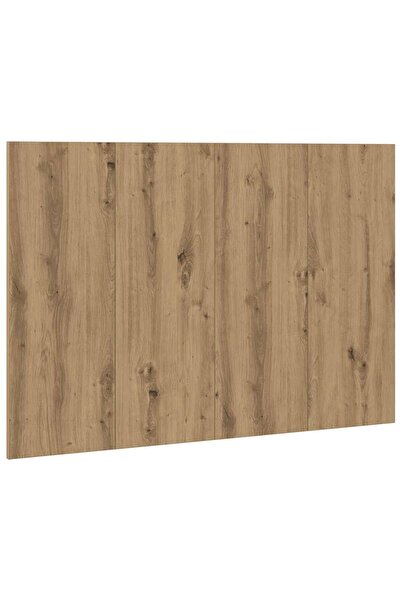 vidaxl Tăblie de pat cu LED, stejar artizanal, 120x1,5x80 cm, lemn
