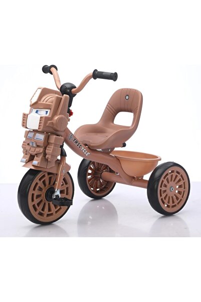 Family Center Children's Tricycle with Music, Lights, and Rear Basket, 25-601BR