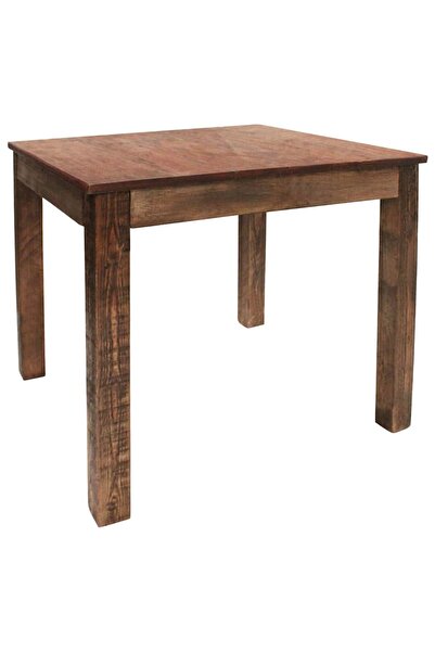vidaxl Masă de bucătărie, 82x80x76 cm, amestec lemn reciclat