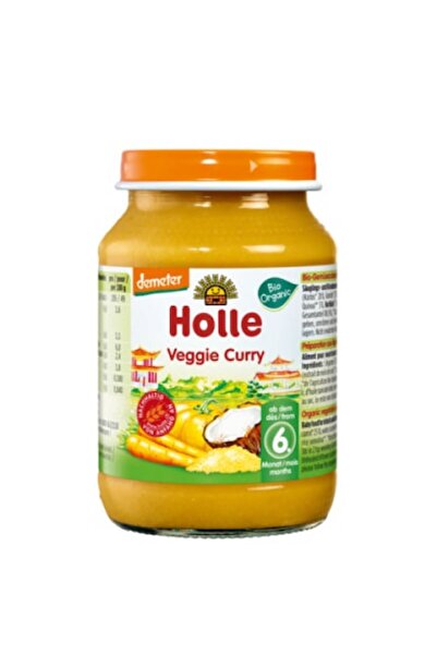 Holle Veggie Curry vegetable puree with quinoa, 6 months+, 190g