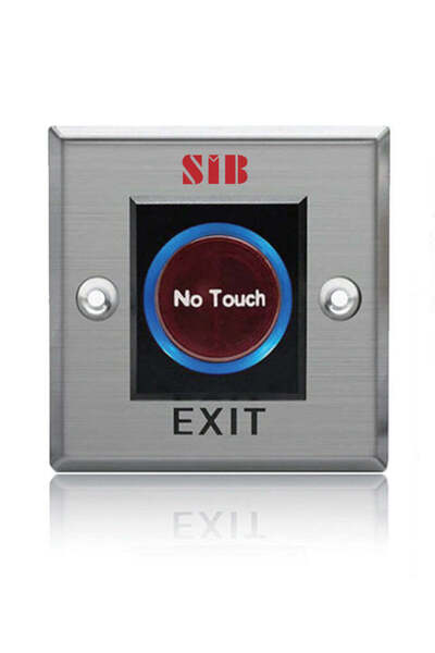 SIB OP17-R NO TOUCH SS EXIT BUTTON WITHOUT REMOTE