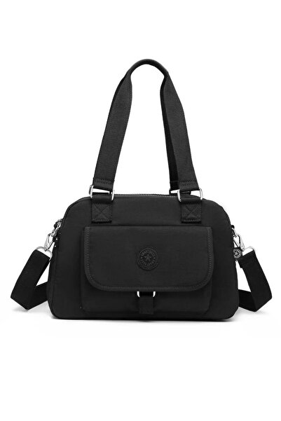 SMART BAGS Medium Size Multi-Pocket Waterproof Lightweight Crinkle Fabric Wom...
