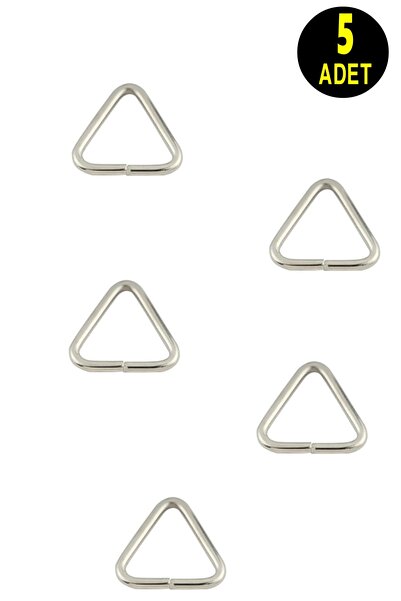 usin 5Pcs 2cm Bag Handle Belt Narrow Column Fabric Length Metal Triangle Ring...
