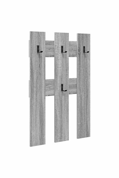 vidaxl Răcător de paltoane montat pe perete Gri Sonoma 65 x 3 x 100 cm