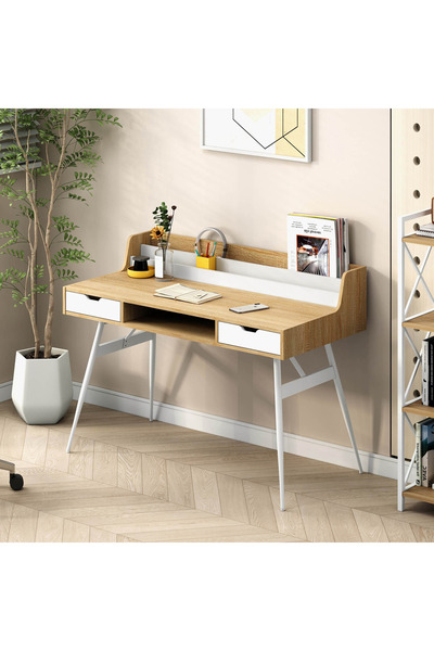 Home Box مكتب دراسة موڤو جايد ذو درجين مع حامل كتب