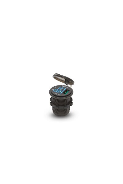 Mercaton Adaptor USB cu suport pentru brichetă și voltmetru