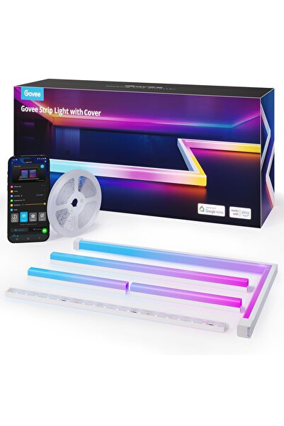 Govee RGBIC profilli LED şerit, Alexa ve Google Assistant ile uyumlu 5M LED ş...