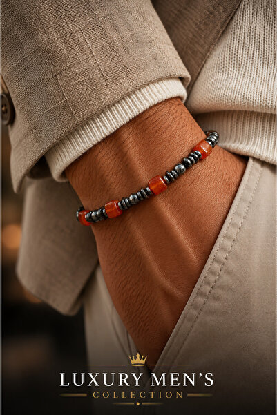 Jack Ferrero Luxury men's collection natural stone bracelet