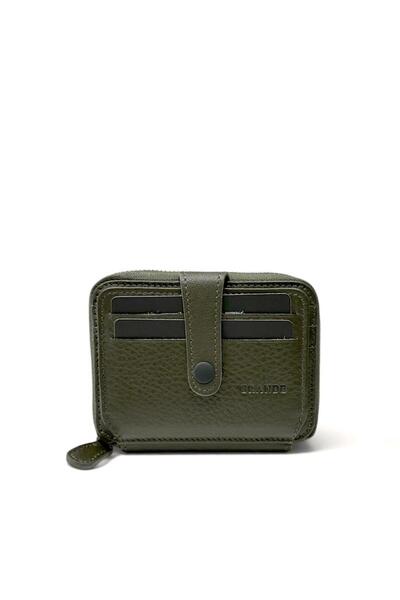 Grande Genuine Leather Card Holder Zipper Wallet