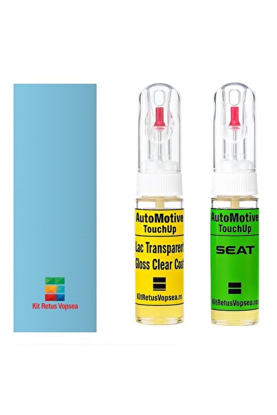 YLKRS AUTOMOTIVE Touch-up paint retouch kit Seat Marbella SES5K (Sky Blue), S...