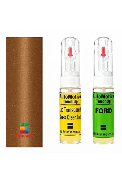 YLKRS AUTOMOTIVE Σετ βαφής επιδιόρθωσης Ford Aspire FRD9590 (Λαμπερό Χρυσό), ...