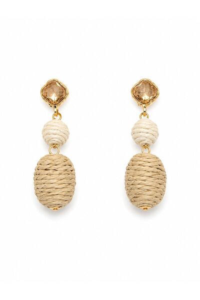 Charmist Amalfi Straw Earrings