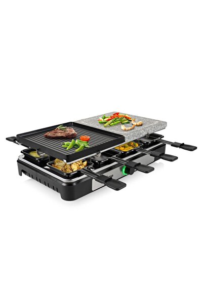 Tristar Raclette RA-2747 - 4'ü 1 arada - Raclette/Pişirme taşı/Izgara/Teppany...